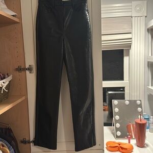 Aritzia wilfred leather pants